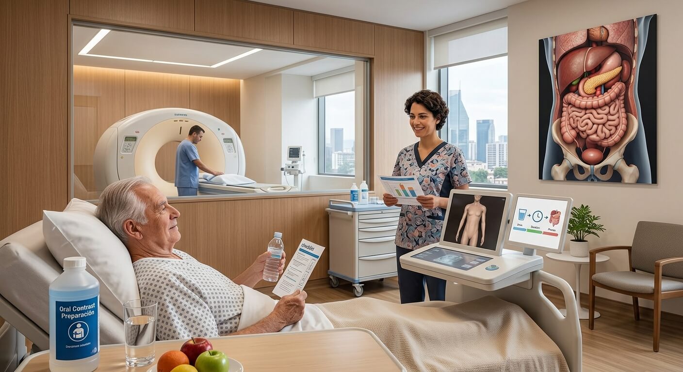 Tomografía de abdomen y pelvis preparación, duración y qué revela